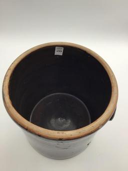 5 Gal Crock Front Marked Beck & Bros. Pottery