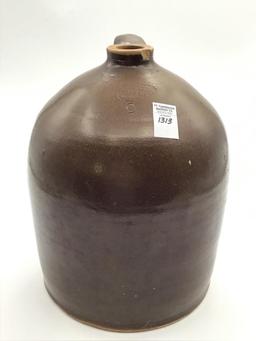 Brown Crock Jug Marked Bech &  Bro