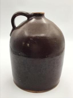 Brown Crock Jug Marked Bech &  Bro