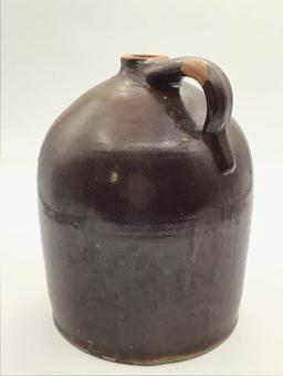 Brown Crock Jug Marked Bech &  Bro