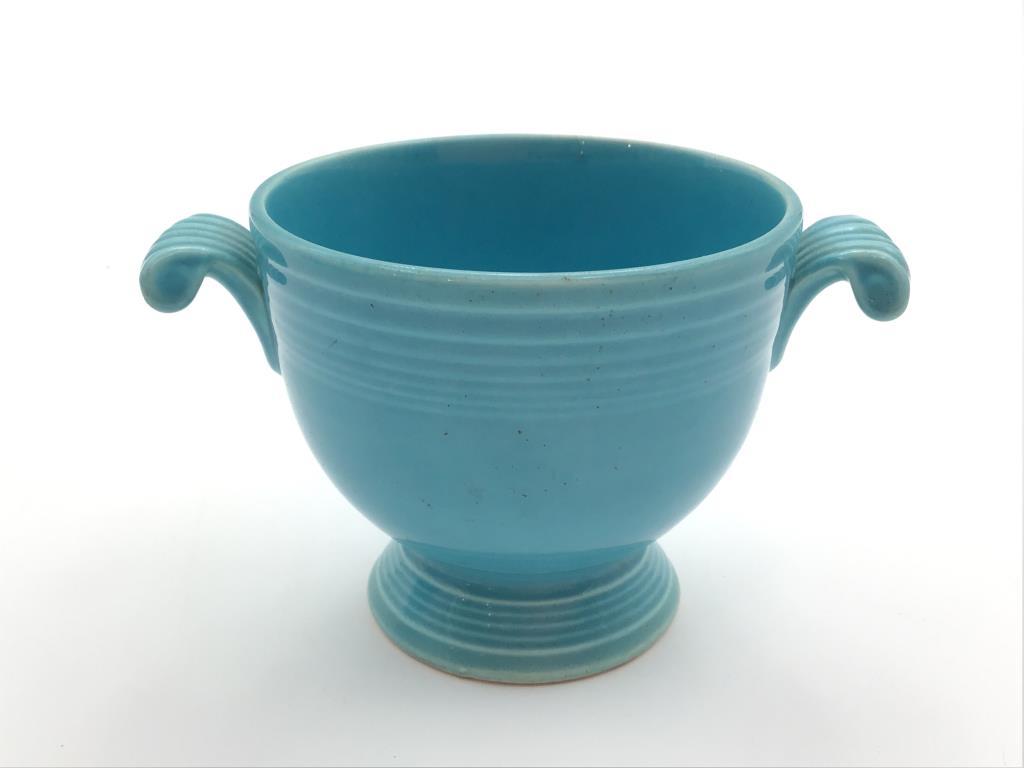 Lot of 3 Including Blue Fiesta Pitcher,
