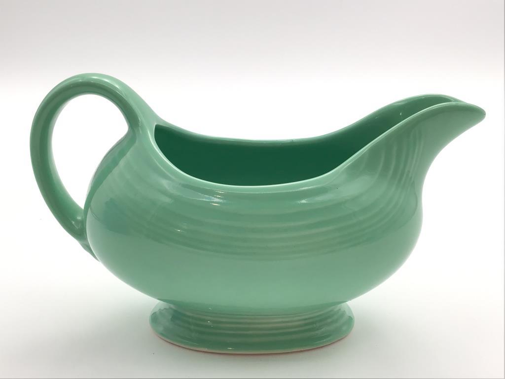Lot of 3 Including Blue Fiesta Pitcher,