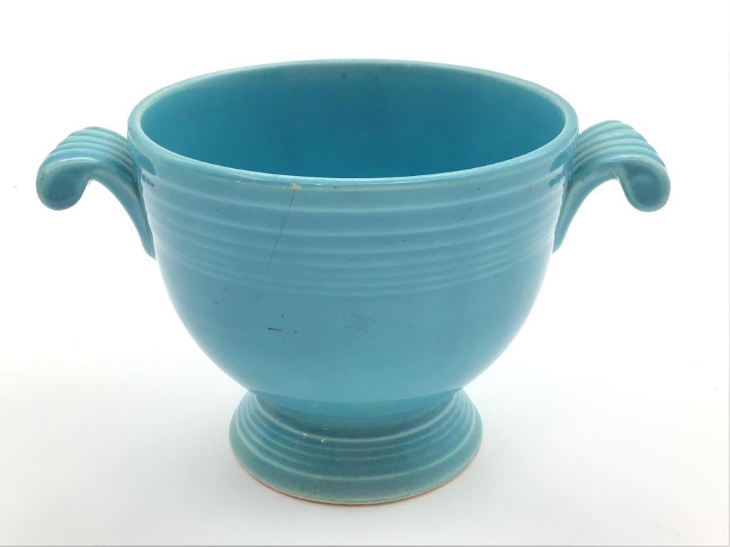 Lot of 3 Including Blue Fiesta Pitcher,