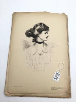 Collection of 11 Un-Framed Artist Proof Gibson