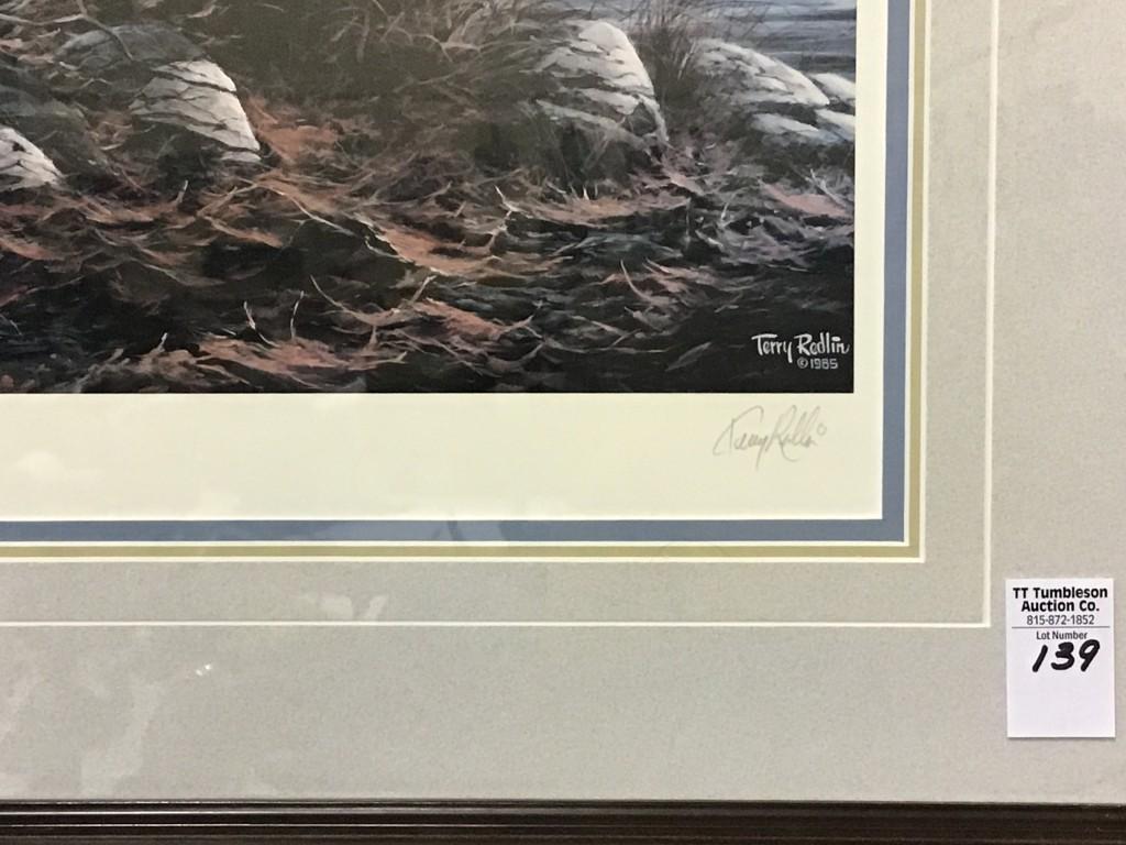 Framed "Riverside Pond" Print-1995 An Ideal Water