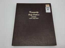 Folder w/ Kennedy Half Dollars Including