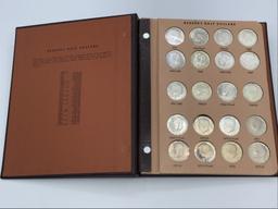 Folder w/ Kennedy Half Dollars Including
