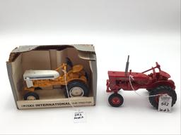 Lot of 2 Cub Toy Tractors Including