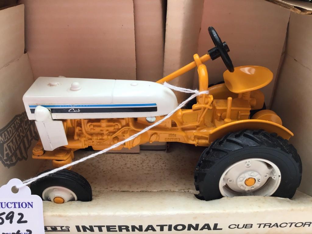 Lot of 2 Cub Toy Tractors Including