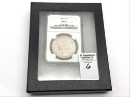 Graded 1898O MS63 Morgan Silver Dollar by NGC