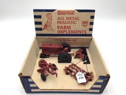Slik Toy #9910 Farm Set in Original Display Box