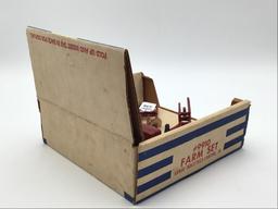 Slik Toy #9910 Farm Set in Original Display Box