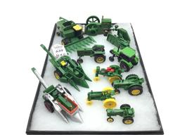 Lot of 11-Miniature 1/64 Scale John Deere