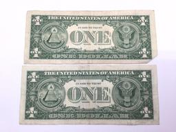 Lot of 5 Paper Currency Including 3-Ten Dollar