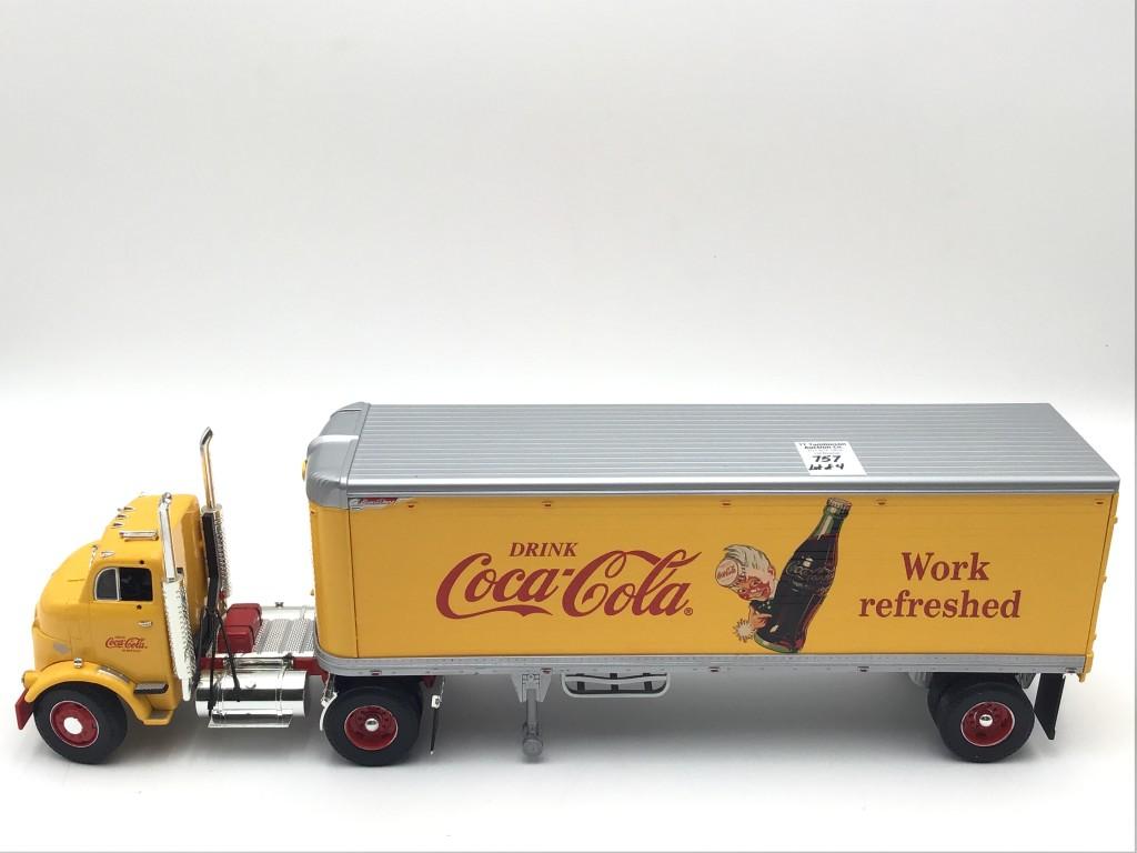 Lot of 4 Including Lg. Coca Cola Semi