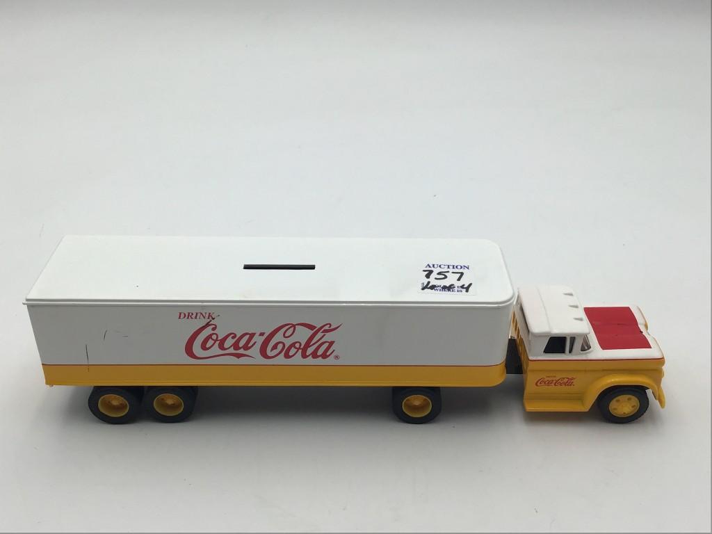 Lot of 4 Including Lg. Coca Cola Semi