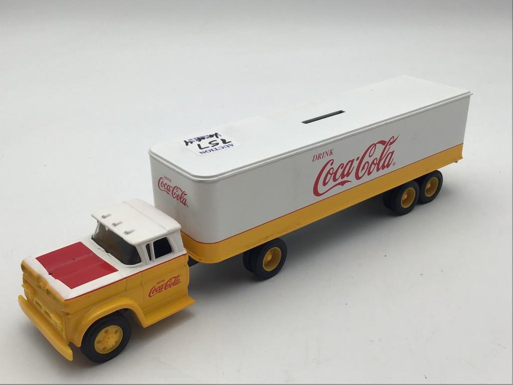 Lot of 4 Including Lg. Coca Cola Semi