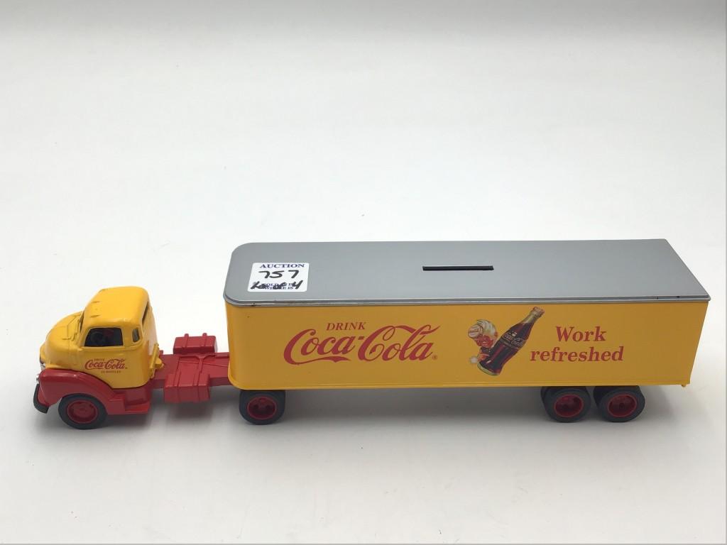 Lot of 4 Including Lg. Coca Cola Semi