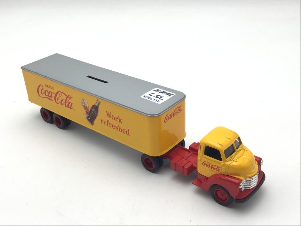 Lot of 4 Including Lg. Coca Cola Semi