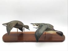 Pair of Flying Ducks on Board by Joe Steele