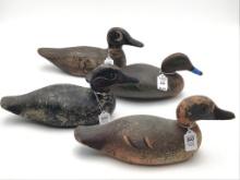 Lot of 4 Various Decoys Including Dodge, Victor,