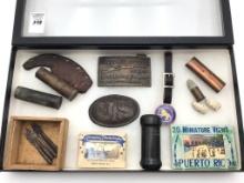 Group of Collectibles Including Vintage Brass US