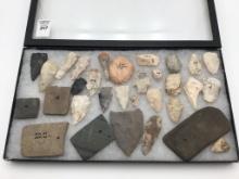 Collection of Various Arrowheads, Pieces