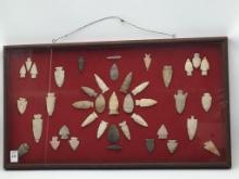 Nice Framed Collection of Approx. 41 Authentic