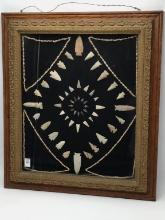 Nice Ornate Framed Collection of Various Authentic