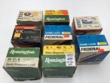 8 Boxes of Mostly Full & Some Partial-