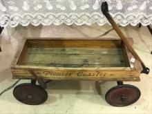 Child's Wood Pioneer Coaster Wagon-