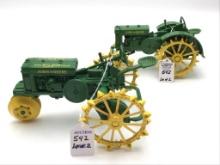 Lot of 2-1/16 Scale John Deere Steel Wheel