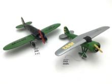 Lot of 2-Limited Edition John Deere Toy Airplanes