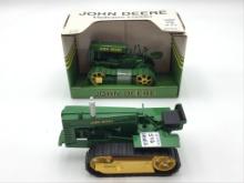 Lot of 2-1/16 Scale John Deere Crawlers Including