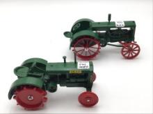 Lot of 2-1/16 Scale Steel Wheel Tractors
