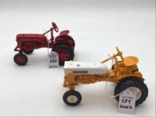 Lot of 2-1/16 Scale Cub Tractors Including
