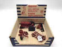 Slik Toy #9910 Farm Set in Original Display Box