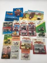 Lot of 21-1/64 Scale Toy Tractors & Implements-