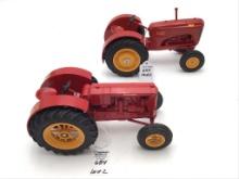 Lot of 2-1/16 Scale Massey Harris Toy Tractors