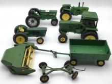 Group w/ Older Used Condition John Deere Toys