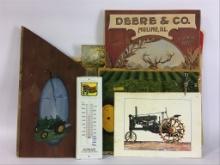 Group w/ John Deere Plaques-Some w/ Clocks,
