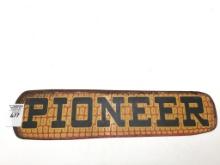 Sm. Vintage Tin Pioneer Ear of Corn Sign