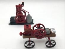 Lot of 2-1/8 Scale Toys Including Waterloo Boy