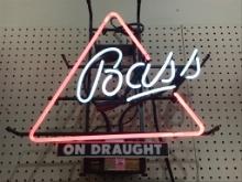 Wall Hanging Flourscent Tube Beer Sign-Bass