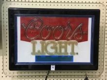 Wall Hanging Lighted Coors Beer LIght