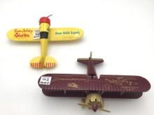 Lot of 2-Toy Airplanes by Liberty Classics-