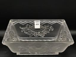 Signed Berlys Art Deco France Crystal