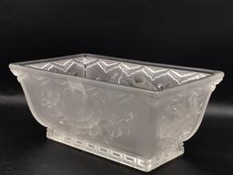 Signed Berlys Art Deco France Crystal