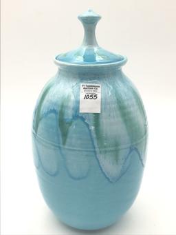 Dryden Pottery Hot Springs, AR Blue Art