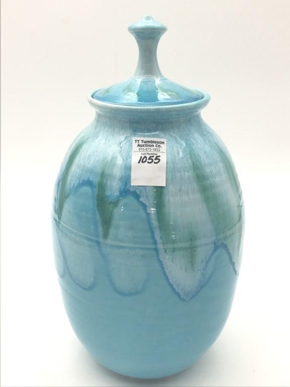 Dryden Pottery Hot Springs, AR Blue Art